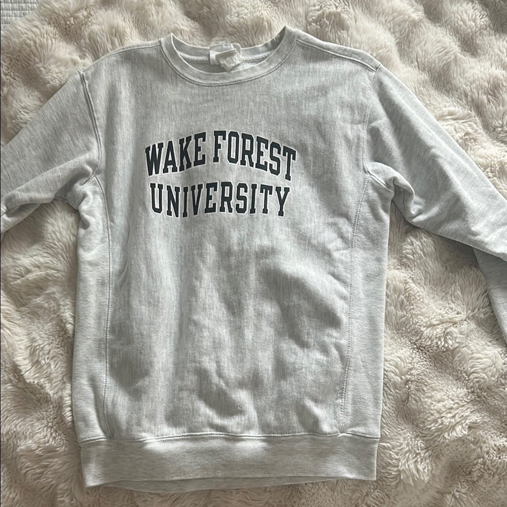 Champion Gray Wake Forest University Sweatshirt